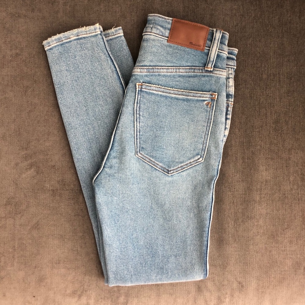 Madewell 10” High Rise Skinny Jeans Hamden Wash